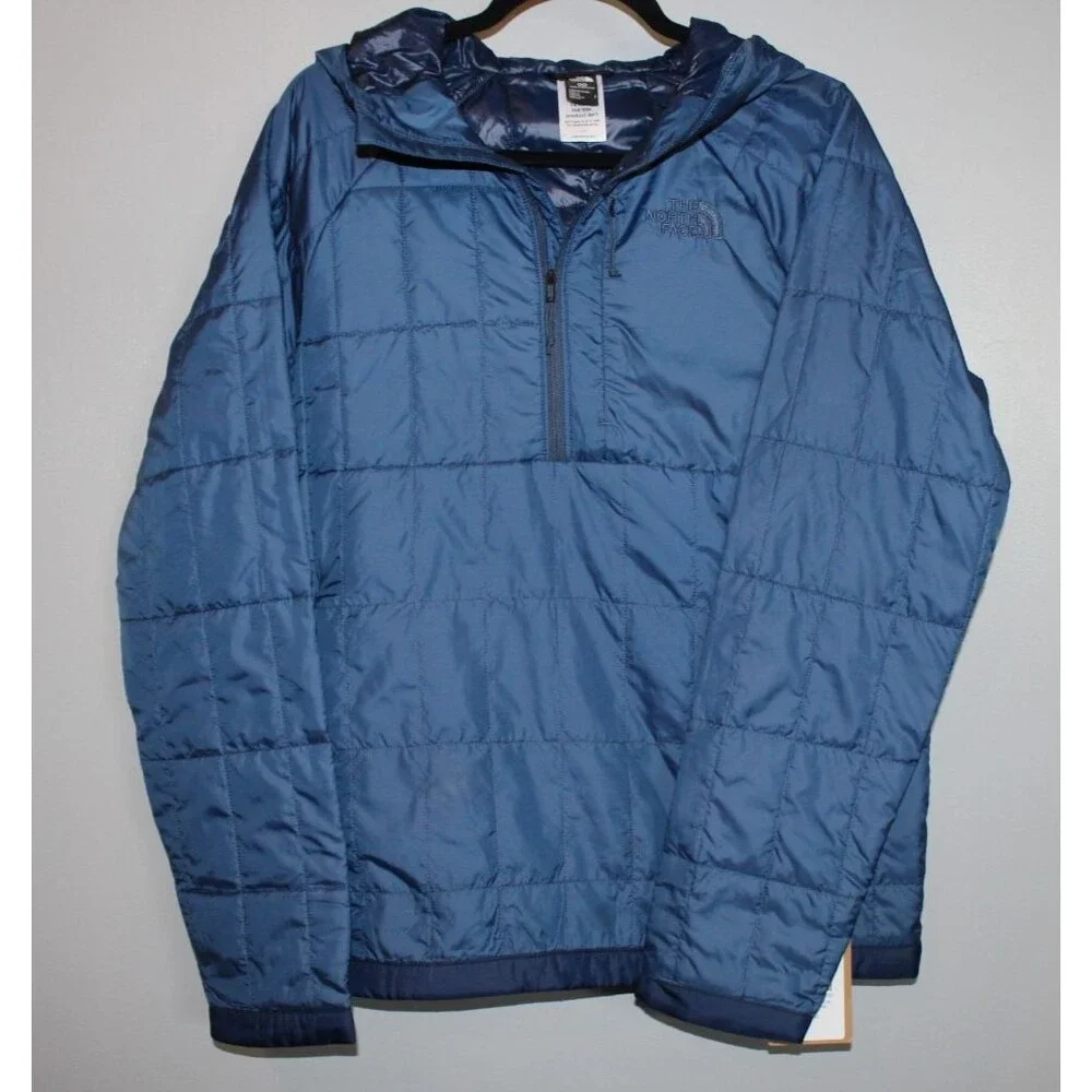 THE NORTH FACE MEN 1/4 ZIP CIRCALOFT HOODED JACKET PULLOVER S NWT PACKABLE $220‎
